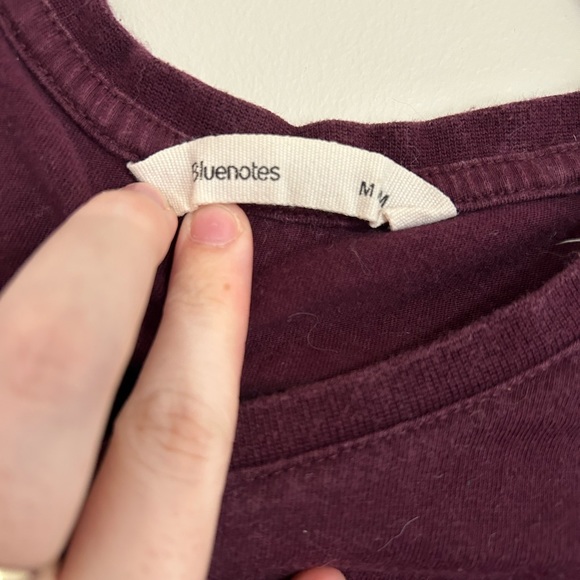 ‘I hope my dog has a good day’ Burgundy Tee - Picture 2 of 2